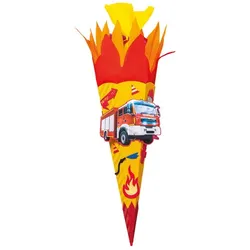 Schultüten-Bastelset "Feuerwehr" - bereits vorgestanzt