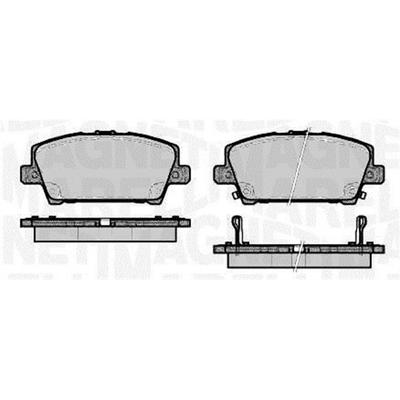 MAGNETI MARELLI Bremsbelagsatz, Scheibenbremse 363916060620 für HONDA