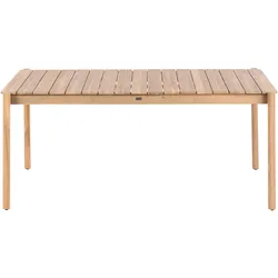 GARTENTISCH 180/100 cm Akazienholz Hellbraun Manado
