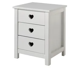NACHTSCHRANK Kamila 45x40x55 aus MDF in Weiß