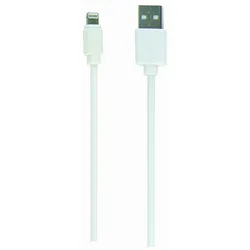 Gembird CC-USB2-AMLM-W-1M Lightning-Kabel Weiß