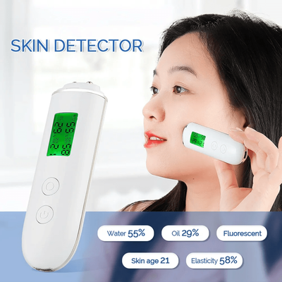 Advanced Skin Tester, Face Skin Moisture & Oil Content Analyzer Advanced Skin Tester, Face Skin Moisture & Oil Content Analyzer