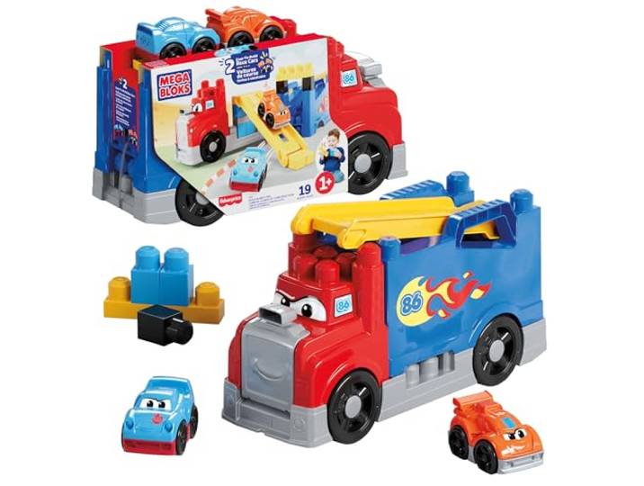MEGA BLOKS First Builders Bouw- & race-truck met blokken