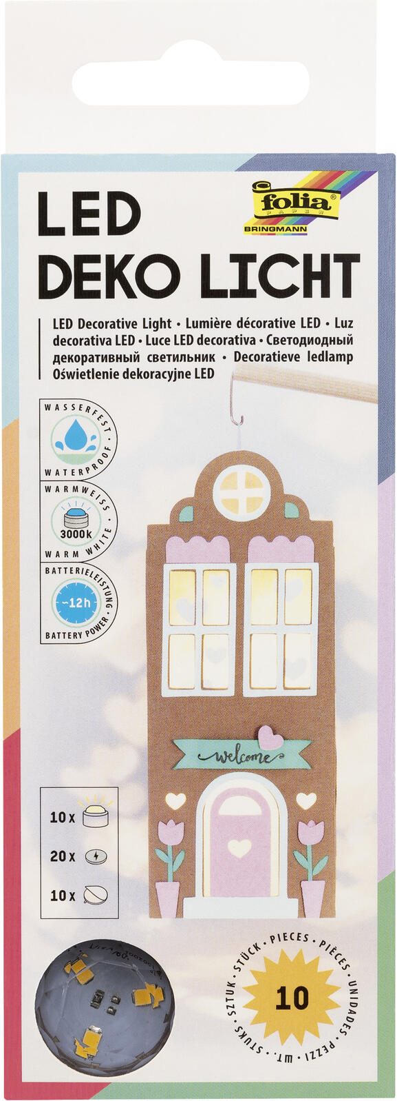 folia Dekolicht LED, transparent 983