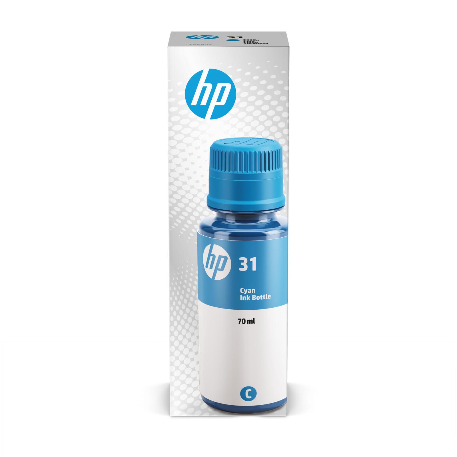 HP Inc. HP Original 31 Nachfülltinte - cyan (1VU26AE)