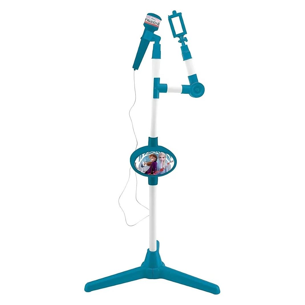 Lexibook Frozen microphone with luminous stand, built-in speaker, sound effects (S150FZ)