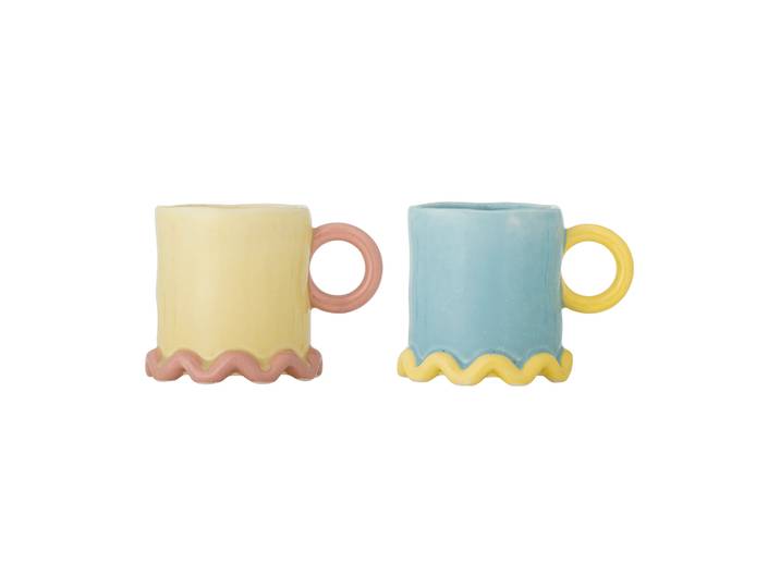 Bloomingville Polly mug Multicolore, 2 pièces