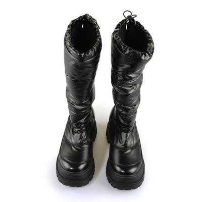 Stiefel BUFFALO "Buffalo aspha snow puffer", Damen, Gr. 37, schwarz, Polyamid, unifarben, Schuhe Stiefel