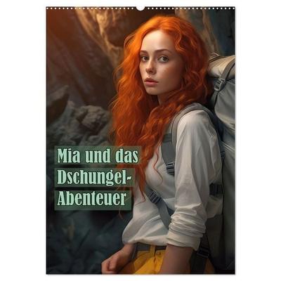 Mia und das Dschungel-Abenteuer (Wandkalender 2027 DIN A2 hoch), CALVENDO Monatskalender