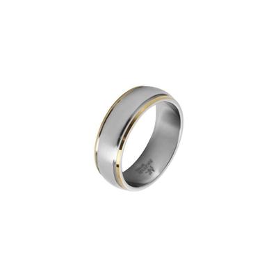 Fingerring ADELIA´S "Damen Ring aus Edelstahl" Gr. 52, silber (gold), Fingerringe, Damen, 52, Edelstahl, Fingerring