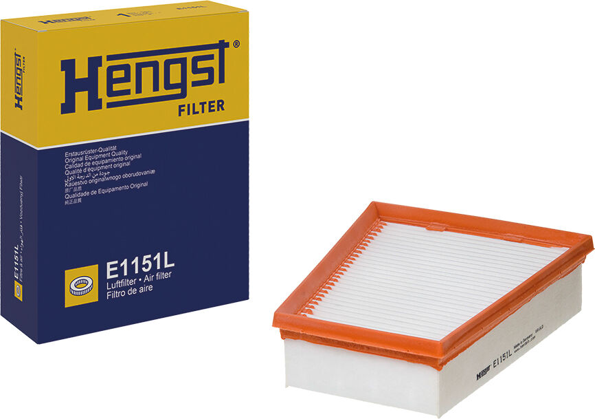 Hengst Filter Luftfilter E1151l Filtereinsatz 58mm Für Renault