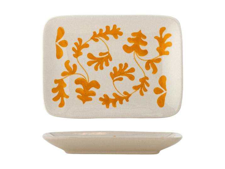 Bloomingville Fauni assiette Jaune, 15x11,5 cm