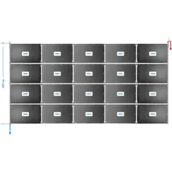 OKU Solarabsorber Pool-Solarheizung SET 40 - 20 Absorber