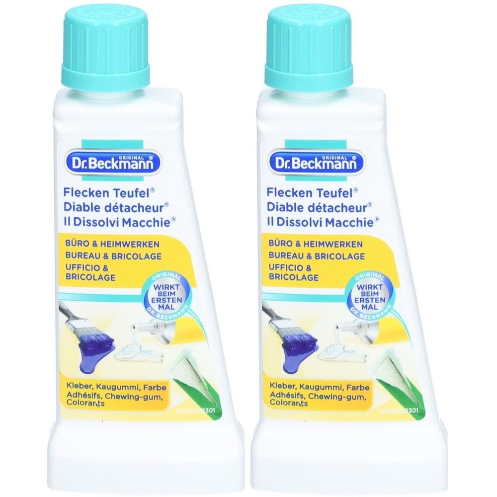 DR Beckmann Sackkarre Fleckenentferner Büro & Heimwerken x2 2x50 ml Liquidum