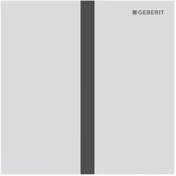Geberit Typ 40 Urinal-Steuerung 116227JT1 elektronisch, Square, weiß matt / easy-to-clean-beschichtet