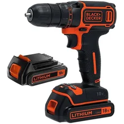 Black & Decker, Bohrmaschine + Akkuschrauber, BDCDC18B-QW (Bohrschrauber)