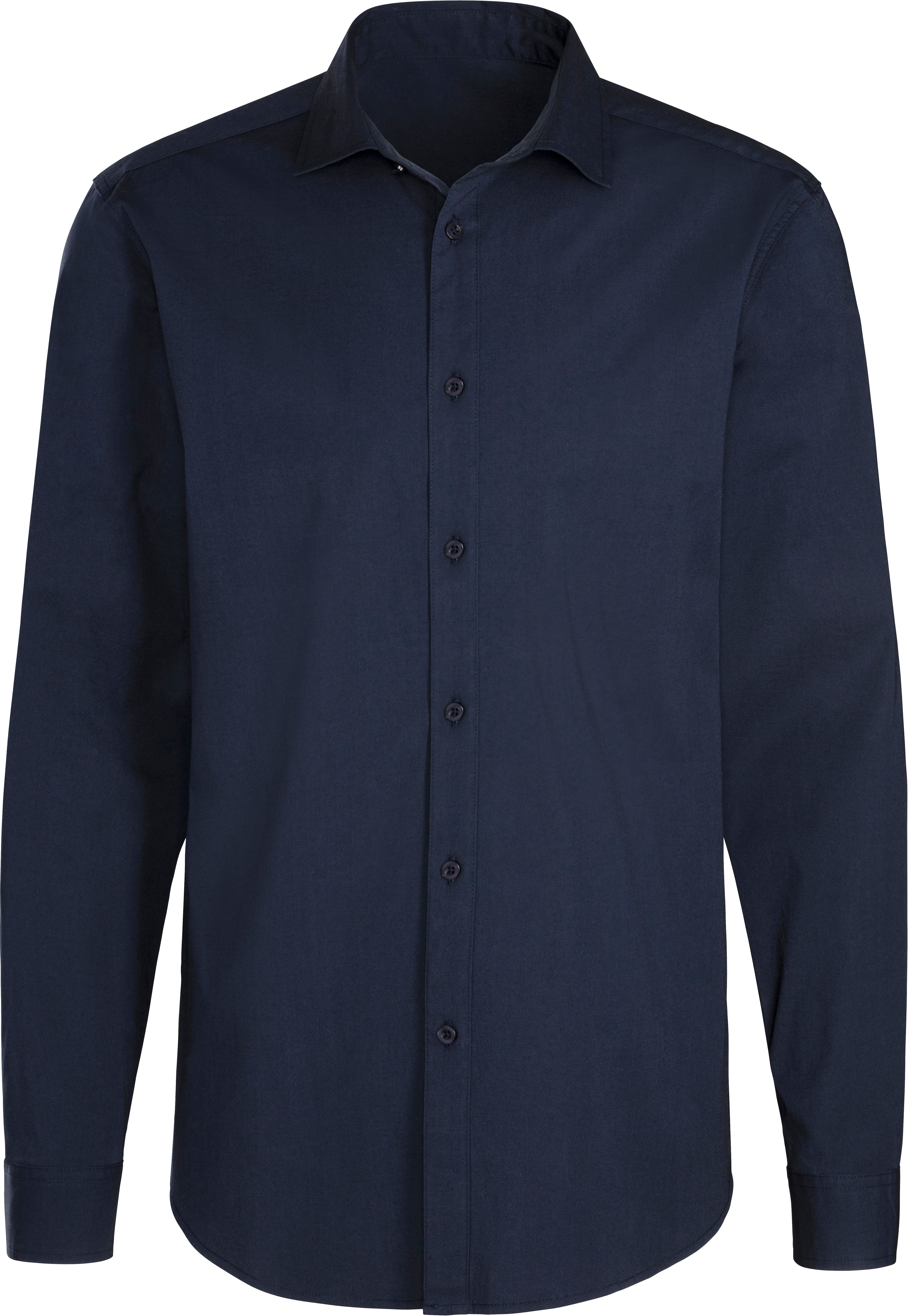 John Devin "- Stretchhemd aus elastischer Baumwollqualität" für maximale Bewegungsfreiheit durch Stretch navy XL (43/44), N-Gr