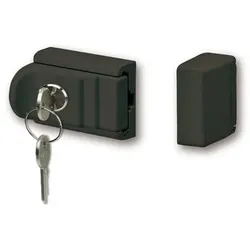 FT-Fenster und Türsicherung, abschließbar, RZ 60 B SB, vs., St braun beschichtet - braun