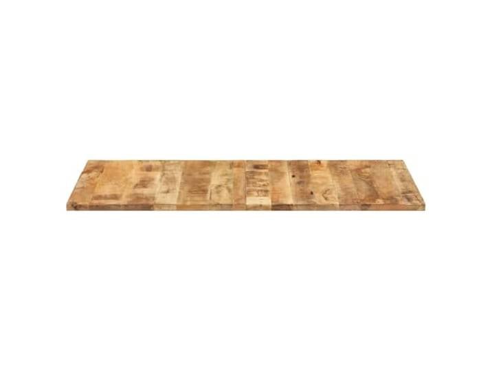 GFDWPUY Tischplatte Massivholz Mango 140x60 cm Rustikaler Industrieller Look, Belastbar, Pflegeleicht, Für Esszimmer Restaurant Cafe