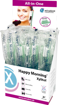 Hager Pharma GmbH MIRADENT Einmalzahnbürste Happy Morning Xylitol 50 St 05389066