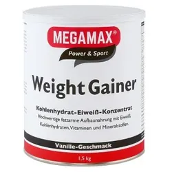 WEIGHT GAINER Megamax Vanille Pulver 1500 g