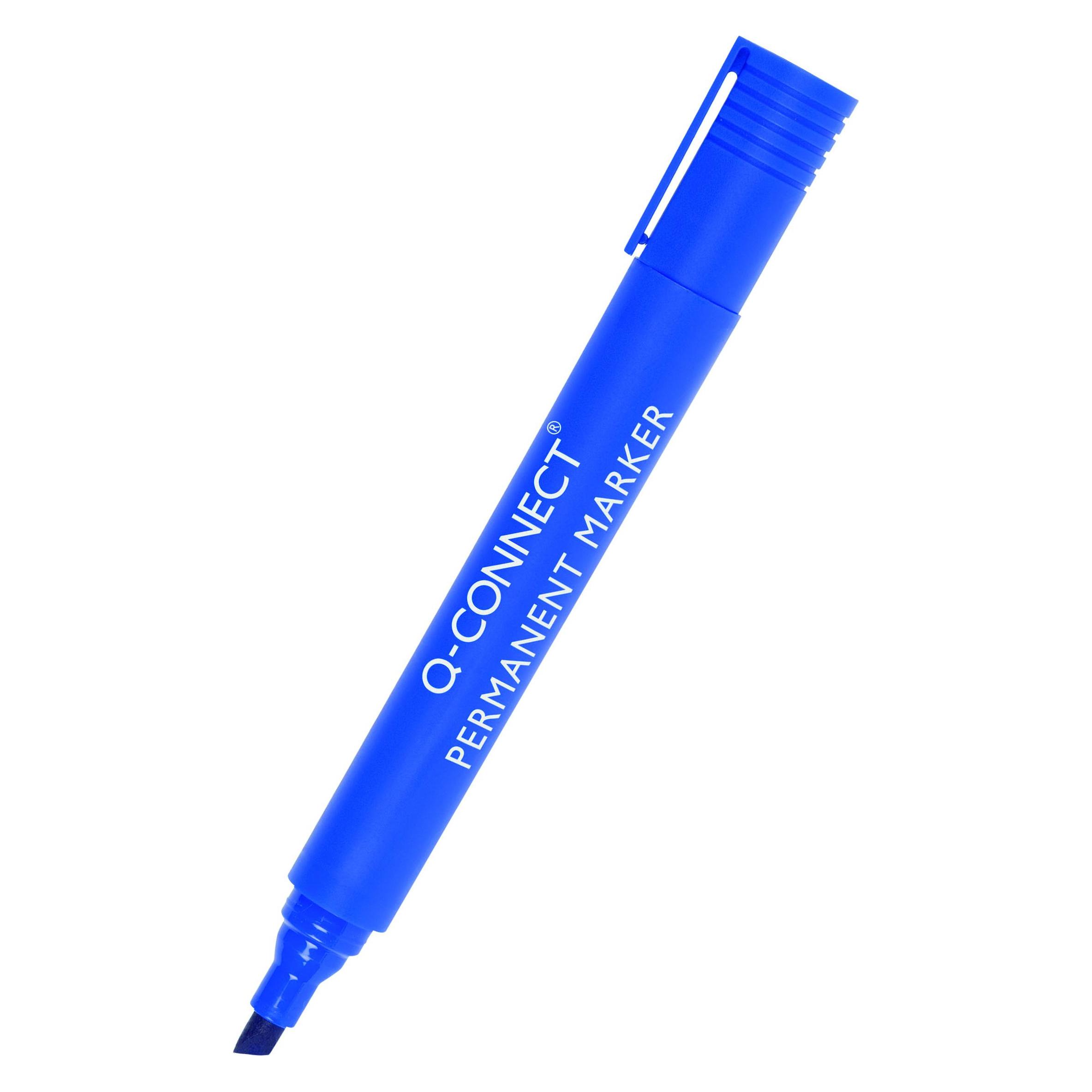 Q-Connect Permanent Marker mit Keilspitze (1x) (KF26043)