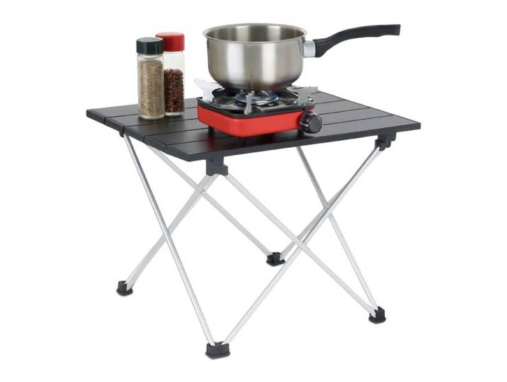 Relaxdays Faltbarer Campingtisch aus Aluminium