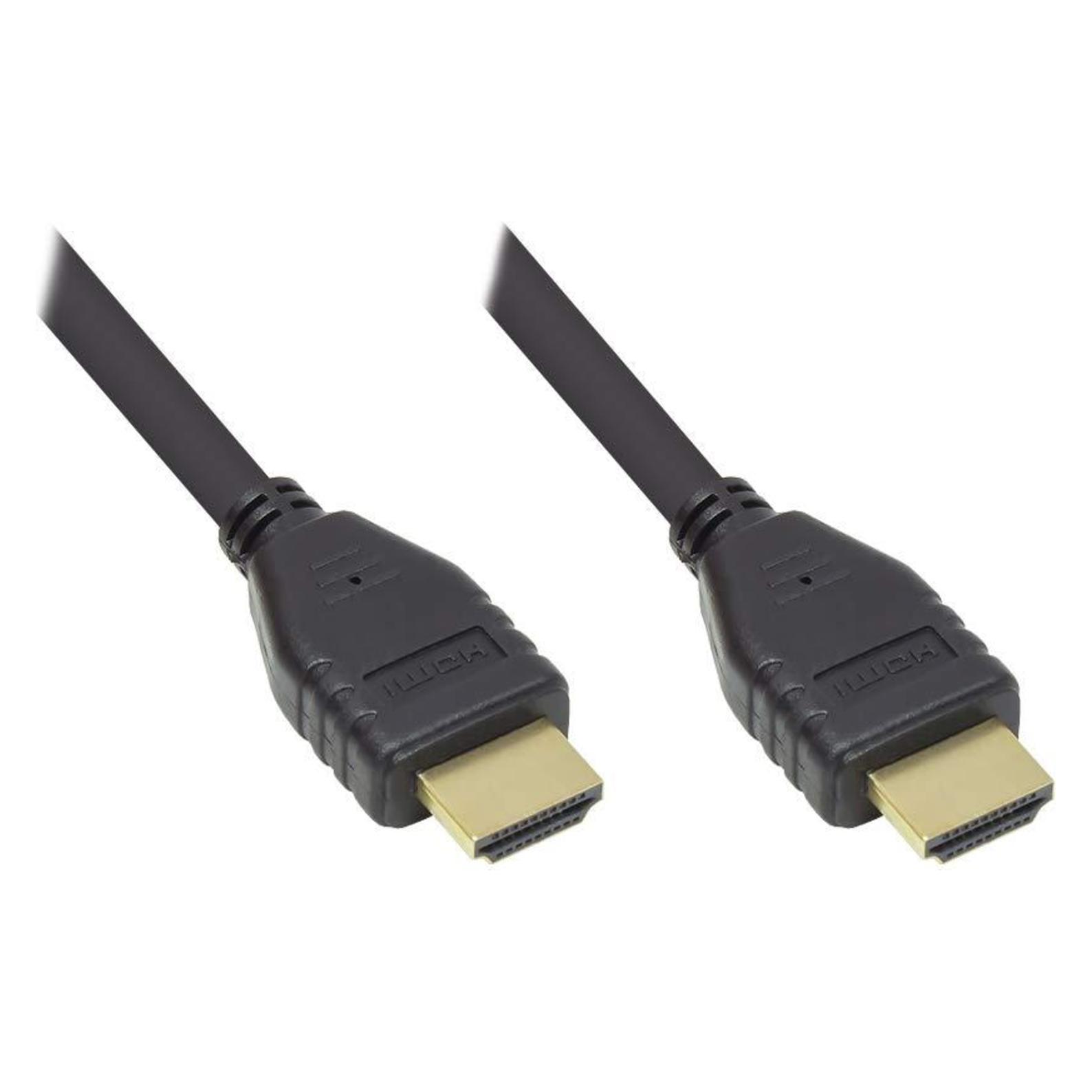 Good Connections Alcasa GC-M0139 HDMI-Kabel 3 m HDMI Type A (Standard) Schwarz (3 m) (GC-M0139)