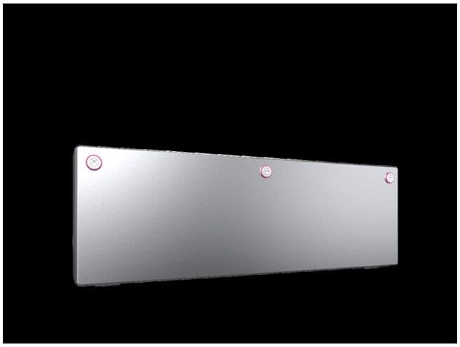 RITTAL Boîtier bus KX 600 x 200 x 120 mm acier inoxydable 1.4301 (1586000)