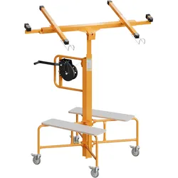 Wiltec, Hebehilfe, XPOtool Plattenheber 75kg 145-350cm Montagehilfe Paneelheber Trockenbau Lift (75 kg)
