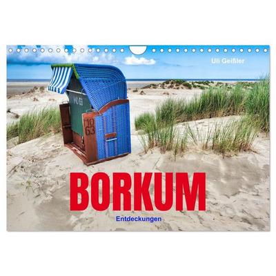BORKUM Entdeckungen (Wandkalender 2027 DIN A4 quer), CALVENDO Monatskalender