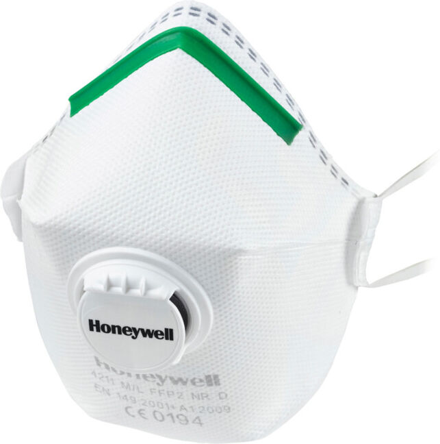 Honeywell Set de masques respiratoires pliables Série 4000, filtre : P2V (1005614/4211)