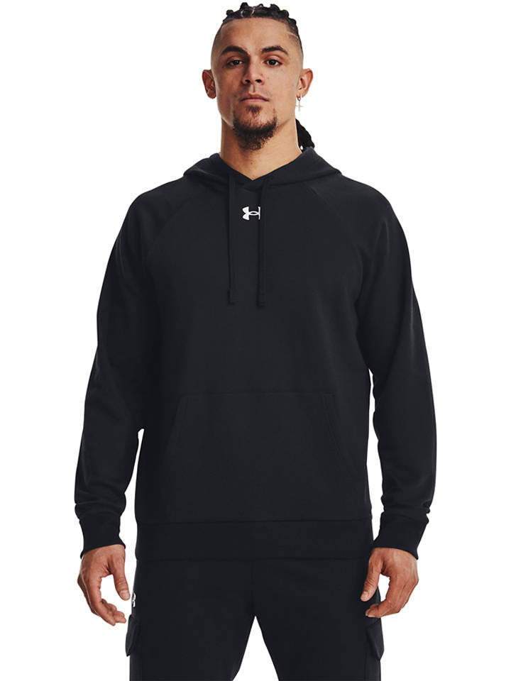 Under Armour Hoodie "Rival" in Schwarz - M