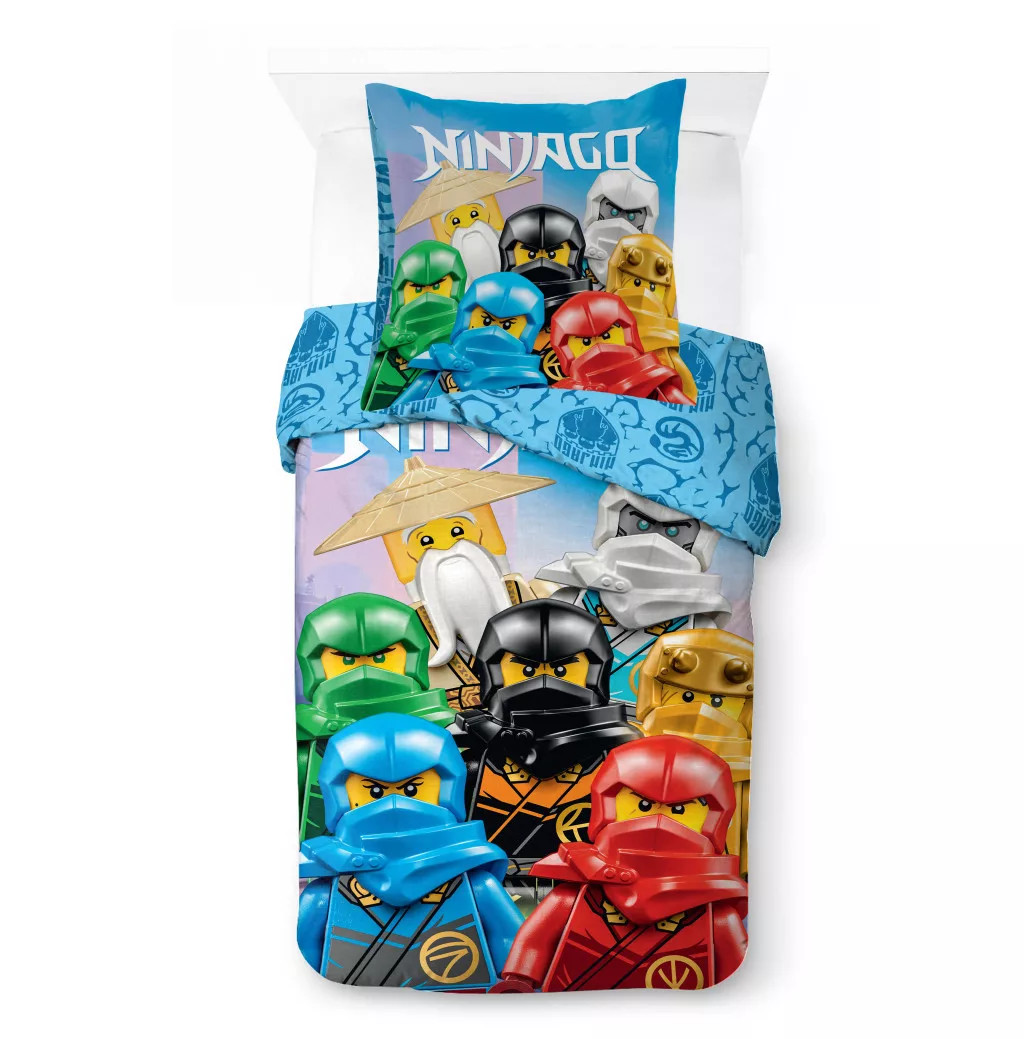 Lego Ninjago Skybound dekbedovertrek van katoen, 140 x 200 cm