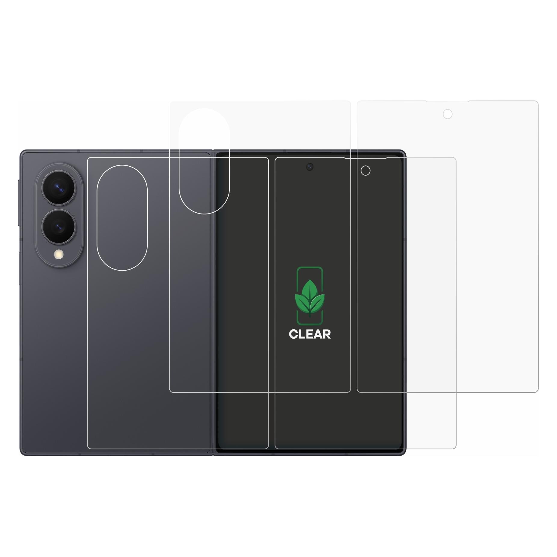ScreenLeaf Schutzfolie für Samsung Galaxy Z Fold 8 (Display+Rückseite) Displayschutz Display Schutz Folie K (2 Stk., Samsung Galaxy Z Fold8) (6164248)