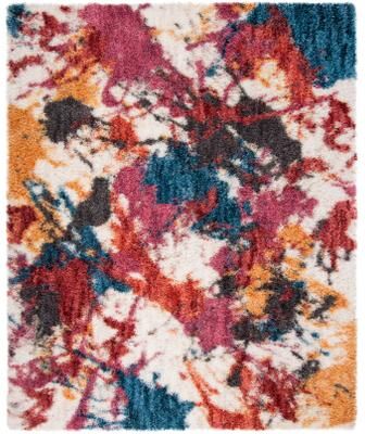 SAFAVIEH Gypsy Shag Lakeshia Abstract 2-inch Thick Rug