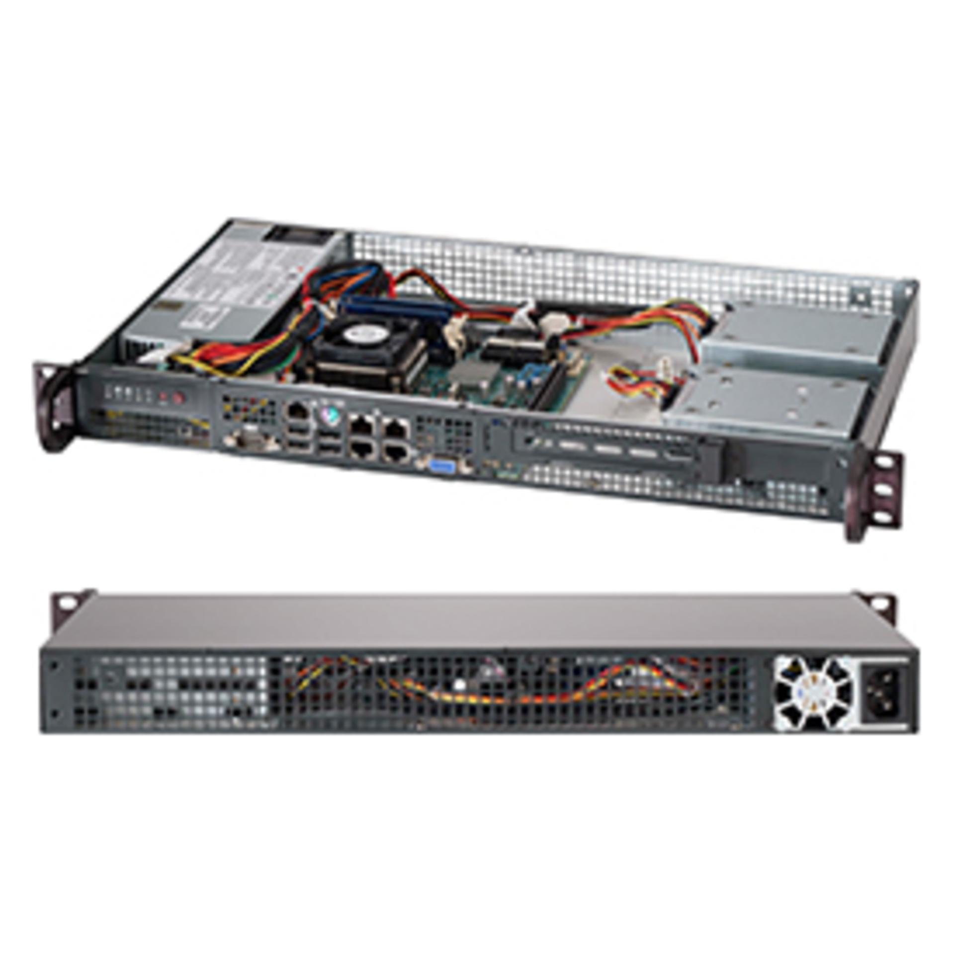Supermicro SC505-203B: Servergehäuse 19" (SC505-203B)
