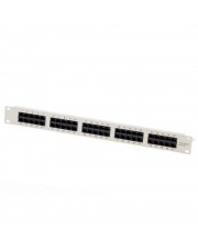 Helos ISDN Patchpanel Patch Panel RJ-45 4-polig X 50 RAL 7035 1U (011486)