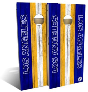 Skip's Garage Los Angeles Football Outdoor Cornhole Board Set