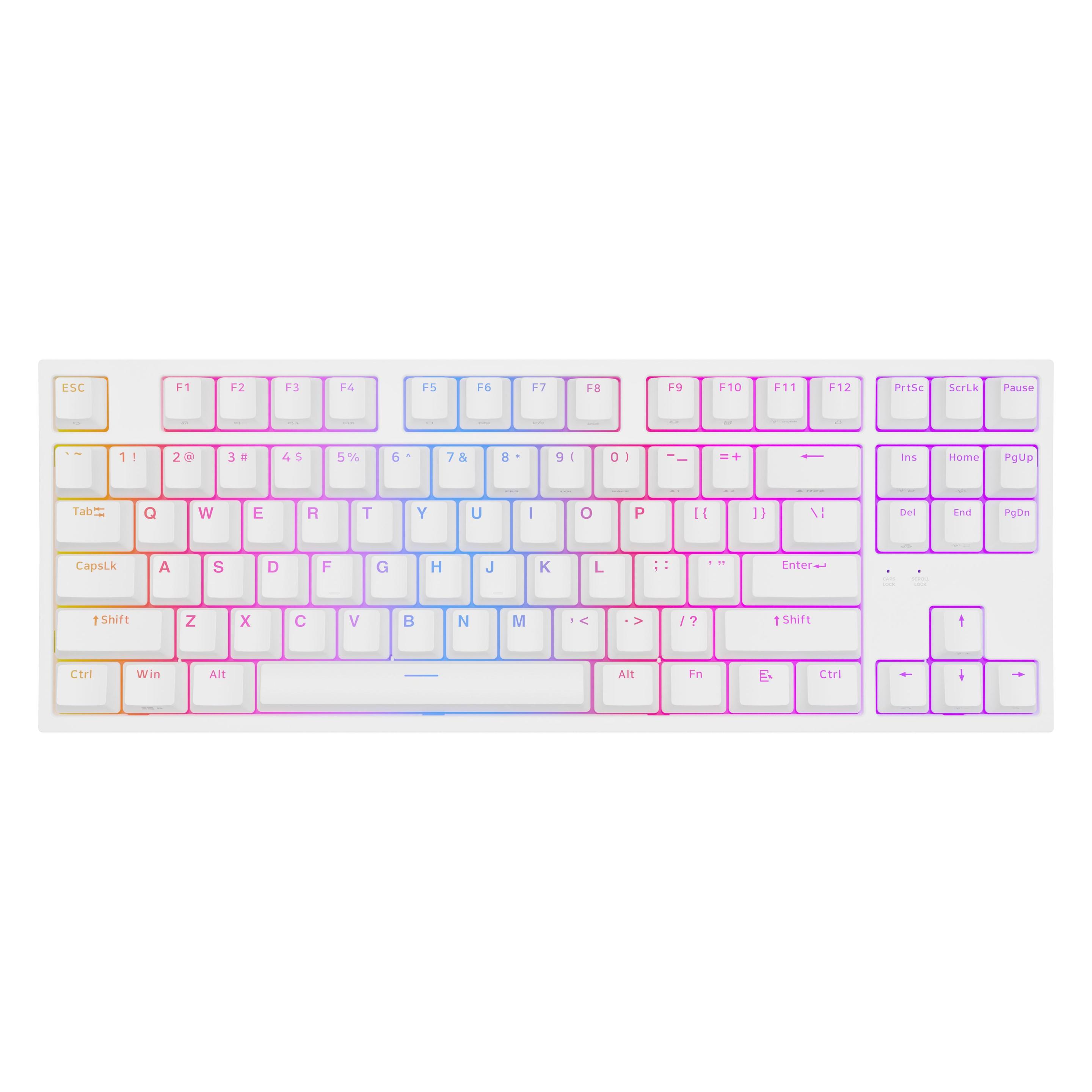 Genesis Klawiatura THOR 404 TKL Gateron Yellow Pro (NKG-2070) (Eng. Int., Kabelgebunden) (NKG-2070)