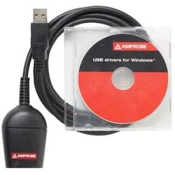 Beha Amprobe Fluke USB Downloadkabel TL-USB für ProInstall USB-Treiber-CD, Messtechnik, Schwarz