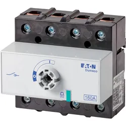 Eaton 6085418 Lasttrennschalter, DMM, 160 A, 4-polig, STOPP-Funktion optional, ohne Drehgriff und Antriebsachse DMM-160/4-SK