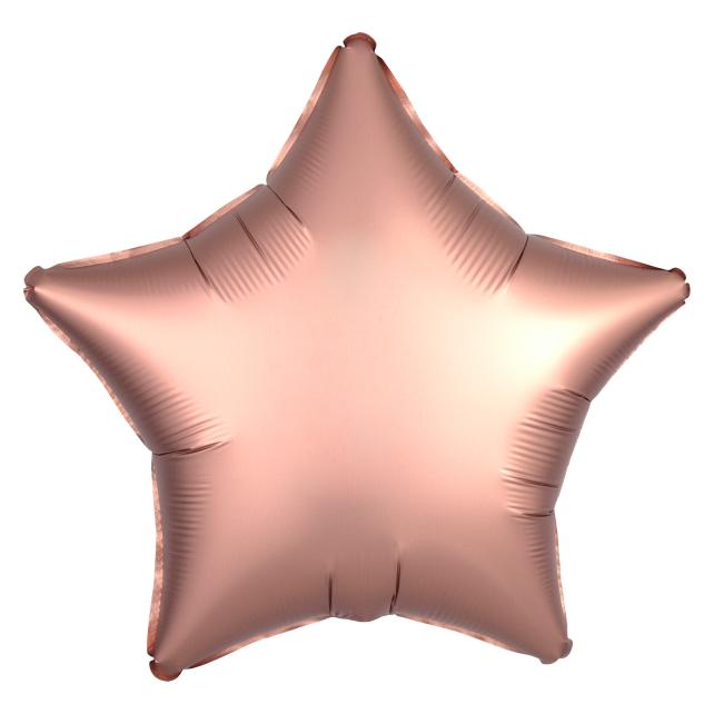 Amscan Folienballon Stern Rose Copp Satin Luxe (5x) (9914133)