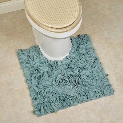 Home Weavers Inc Bellflower Contour Mat 20 x 20, 20 x 20, White