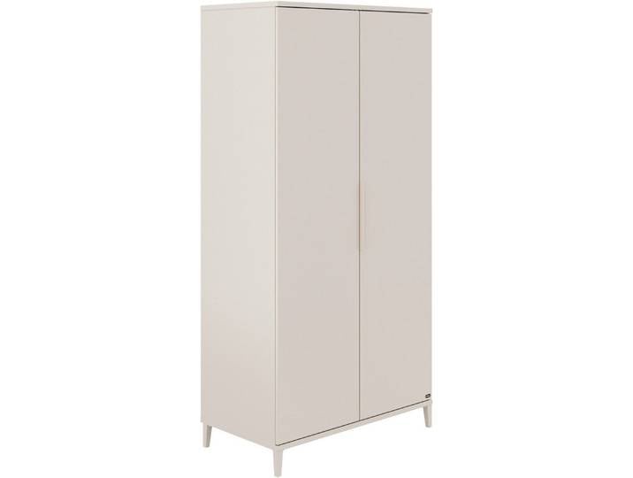YUNY by PAIDI Kleiderschrank SISTER LOU inkl. Kleiderstangen und Einlegeböden Beige, zertifizierte Qualität, Soft-Close