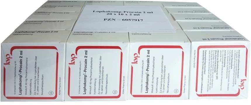 Lophakomp Procain 2 ml Injektionslösung 200x2
