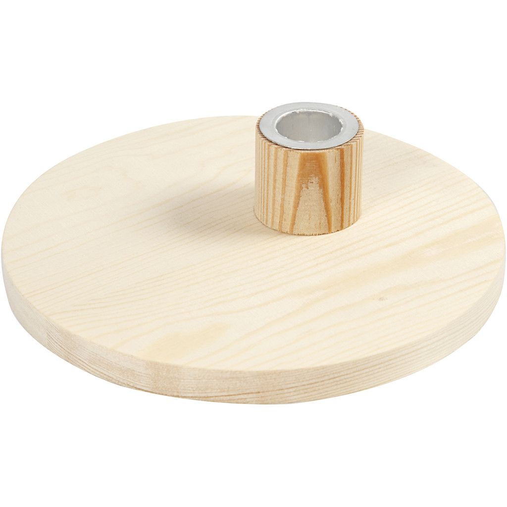 Creativ Company CC Houten kandelaar voor tealights, 16 cm