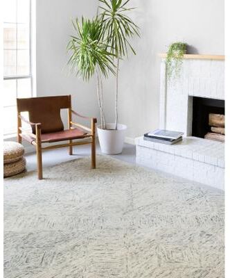 Alexander Home Aspen Sky Hand-tufted Wool Contemporary Rug