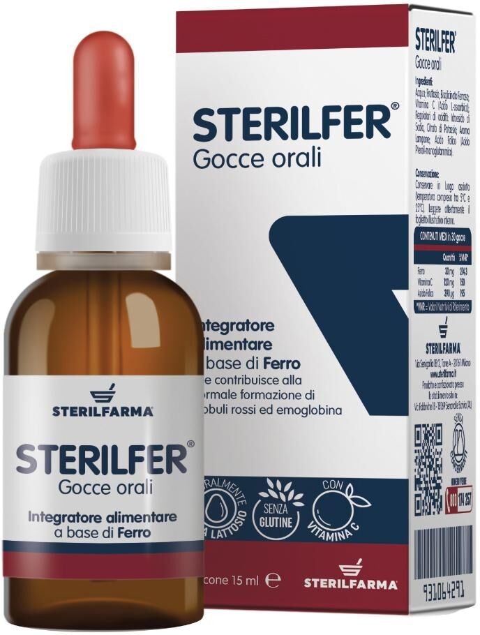 STERILFARMA Srl Sterilfarma, Sterilfer Gocce, 15 ml
