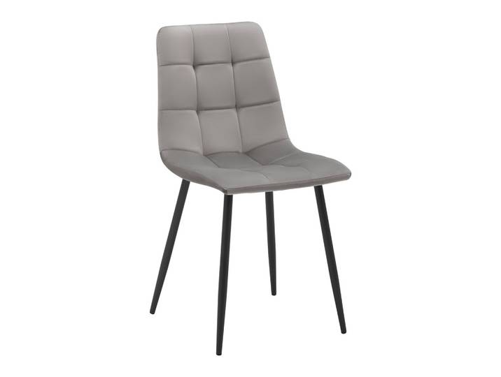 Stuhl Ria Taupe Samt Gepolstert